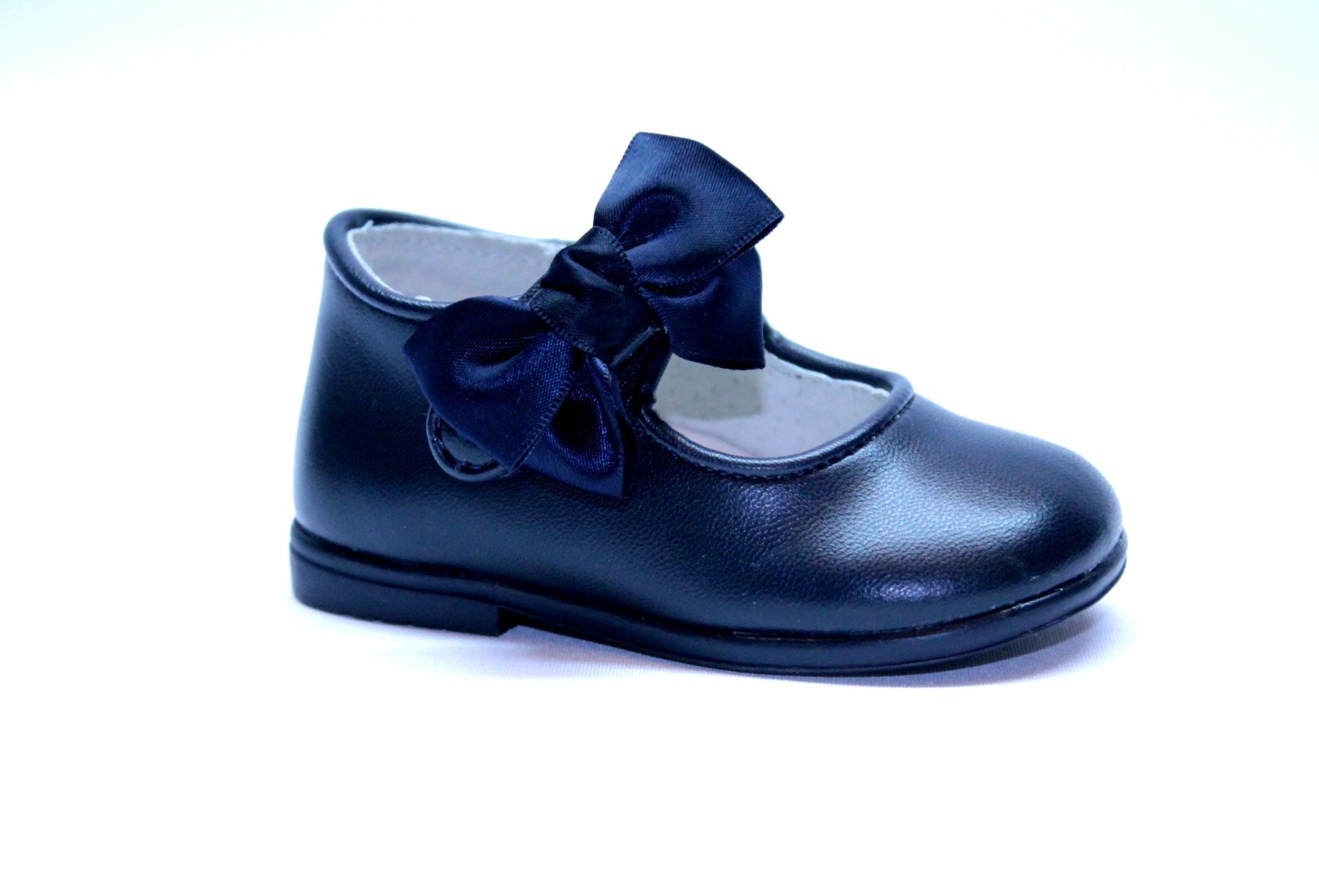 Zapato niña piel azul marino. - Zapatos Aragón